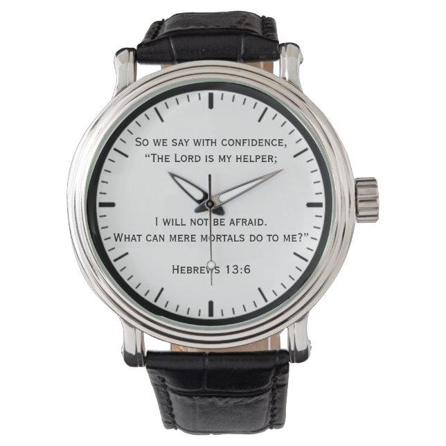 Montre Alors, Nous Disons Avec Confiance Que Le Seigneur  (devant)