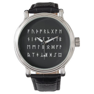 Montre Alphabet Runique [Futhorc]