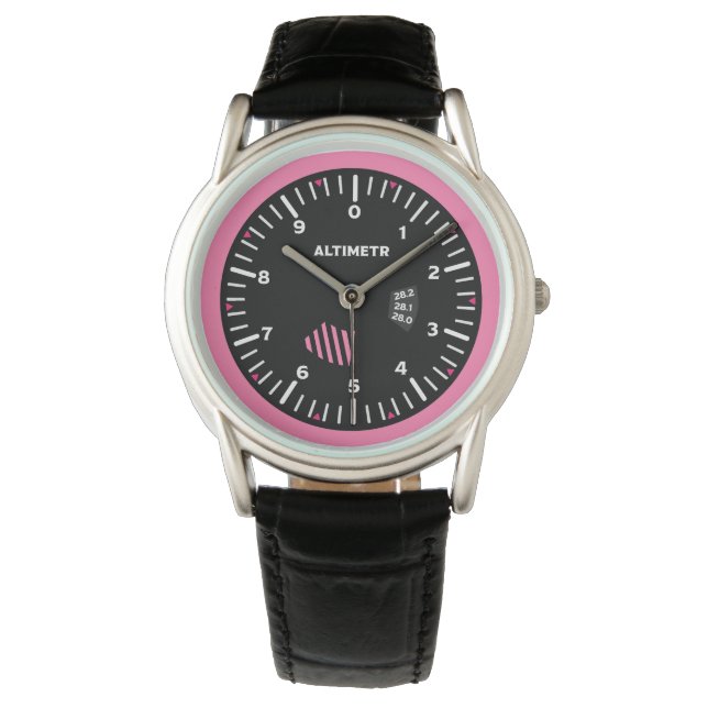 Montre Altimetr Lady Geek de l'aviation (devant)