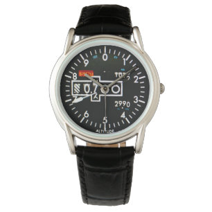 Montre Altimètre d'avion classique
