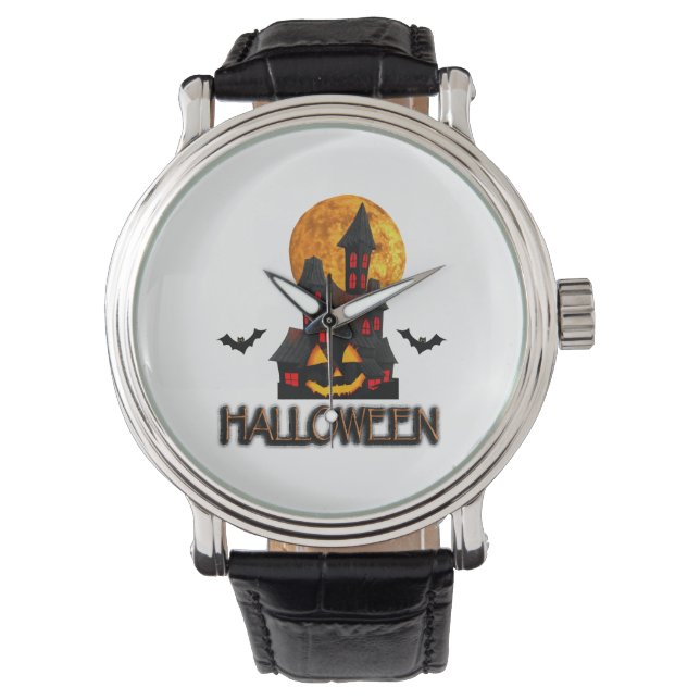 Montre Amant d'Halloween, drôle d'halloween, Happy Hallow (devant)