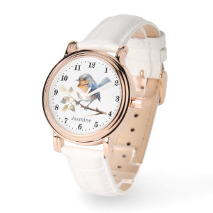 Montre Amateurs d'oiseaux mignons ajouter un nom