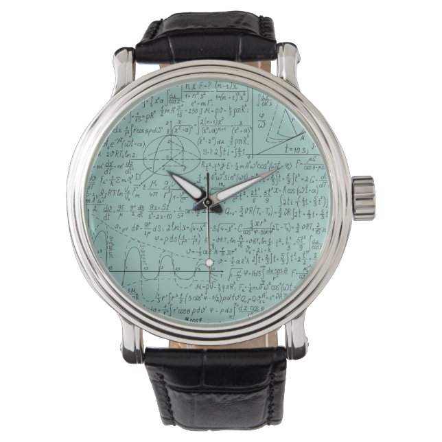 Montre Amateurs mathématiques, Formule mathématiques, Gee (devant)