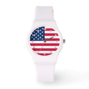 Montre American Flag Watch cadeau patriotique