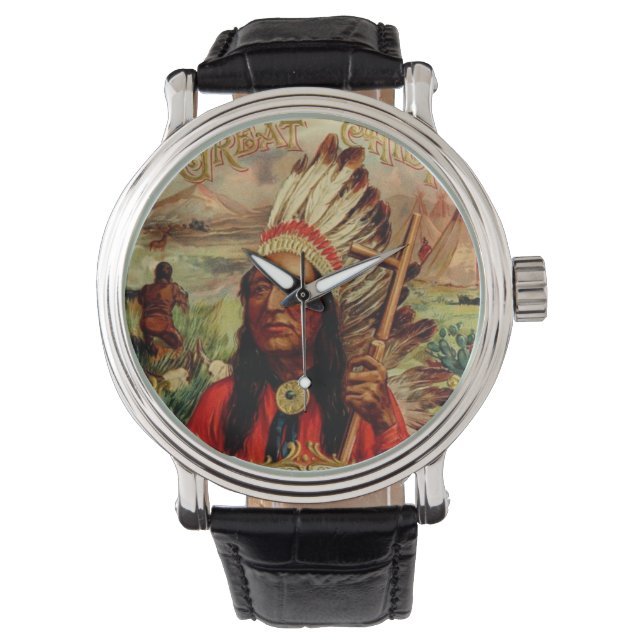 Montre amérindienne (devant)