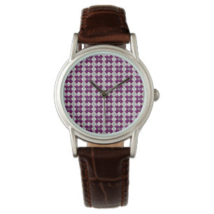 Montre Amethyst Diamond Art, violet