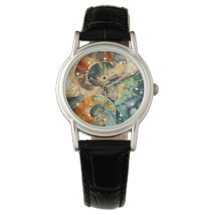 Montre Ammonite Gem Fossil Watch