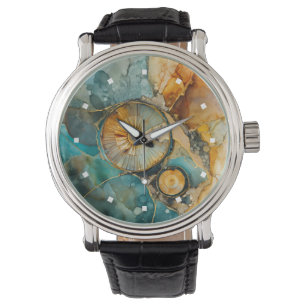 Montre Ammonite Gem Fossil Watch