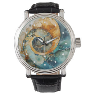 Montre Ammonite Gem Fossil Watch