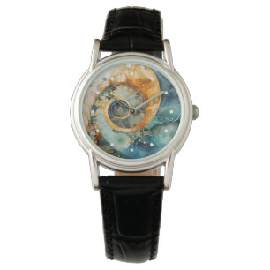 Montre Ammonite Gem Fossil Watch