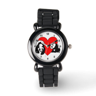 Montre Amour d'ours panda