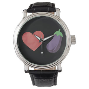 Montre Amour Eggplant Funny Gay Pride LGBTQ