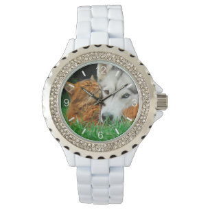 Montre Amour mignon somalien de petit groupe d'amis de