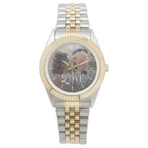Montre Amour Moderne Photo de mariage personnalisée pour
