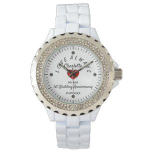 Montre Amour Toujours 1er anniversaire Mariage Garde de s