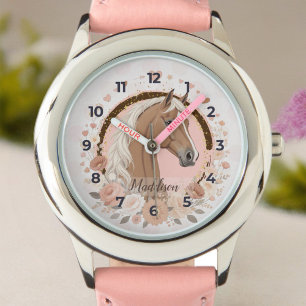 Montre Amoureux des chevaux Haflinger 