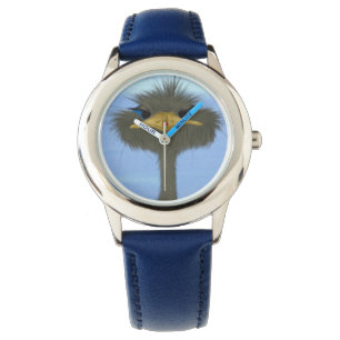 Montre Amusant Ostrich George Et Mignonne Ladybug