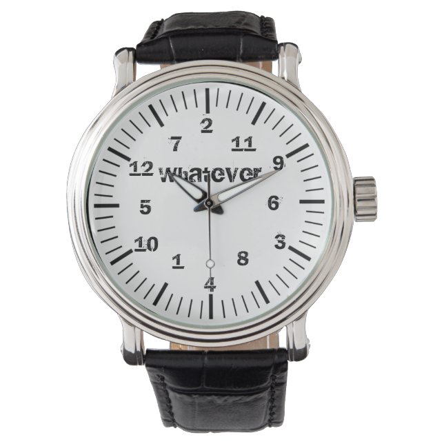 Montre amusante (devant)