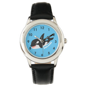 Montre Amusante baleine orque mignonne dessin animé