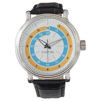 Montre analogique 24 heures