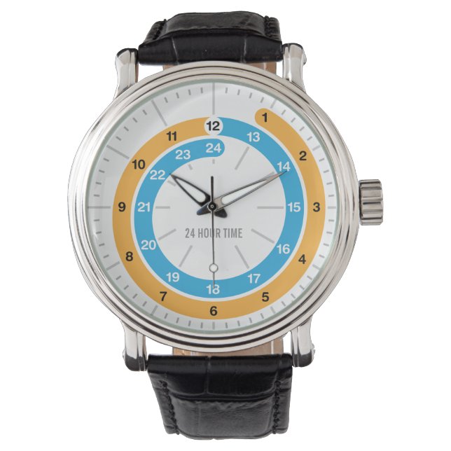 Montre analogique 24 heures (devant)