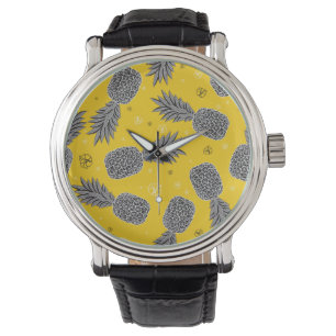 Montre Ananas Sur Or