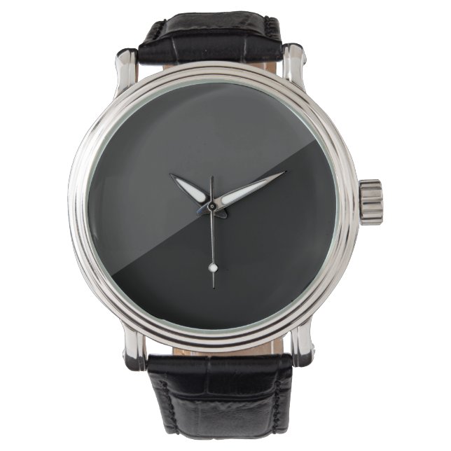 Montre Anarcho Nihilism drapeau symbole anarchie punk (devant)