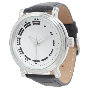 Montre Ancien Noir Blanc Maya Numéros Vector Art