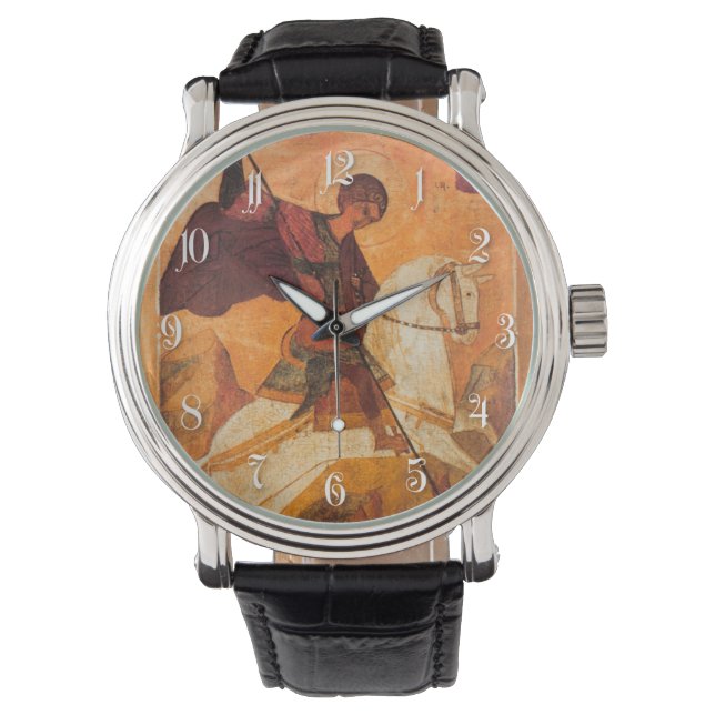 Montre Ancienne icône russe de St.George (devant)