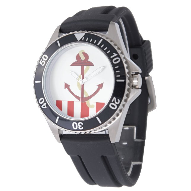 Montre Ancre nautique (Incliné)