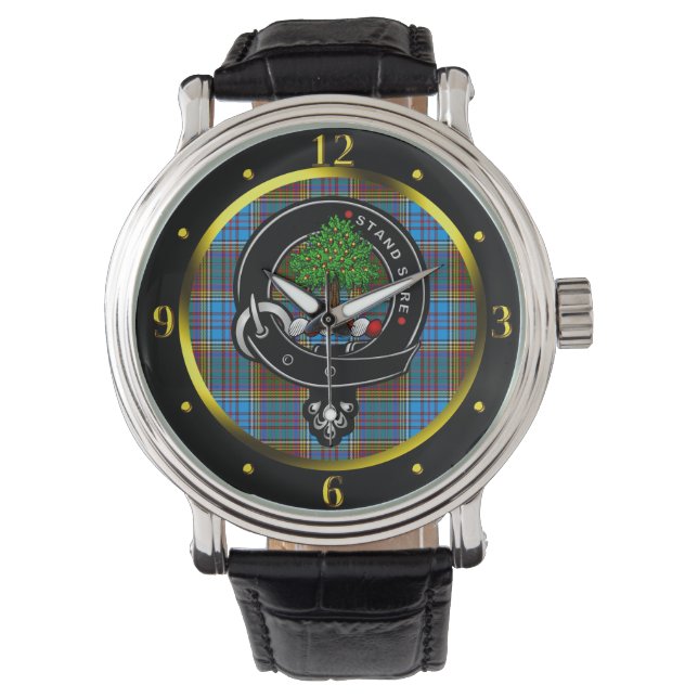 Montre Anderson Clan Badge & Tartan (devant)