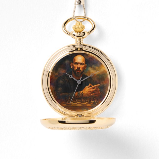 Montre Andrew Tate Gold Pocket Watch (Recto)