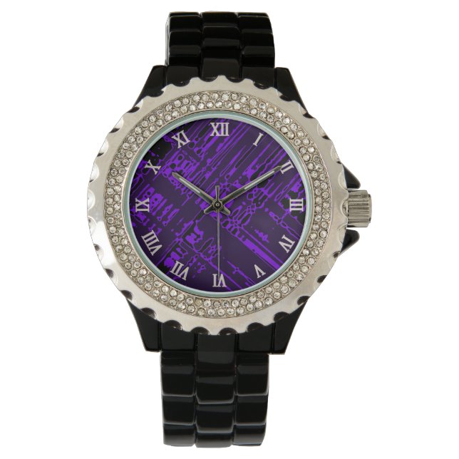 Montre Anemoi (violet II) (devant)