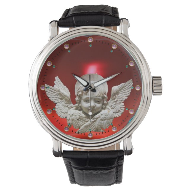 Montre ANGE DE RENAISSANCE FLORENTINE, Rubis rouge (devant)