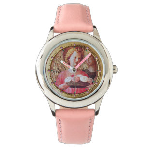 Montre ANGEL AVEC ROSES ET ARCHANGEL GABRIEL Pink Gems