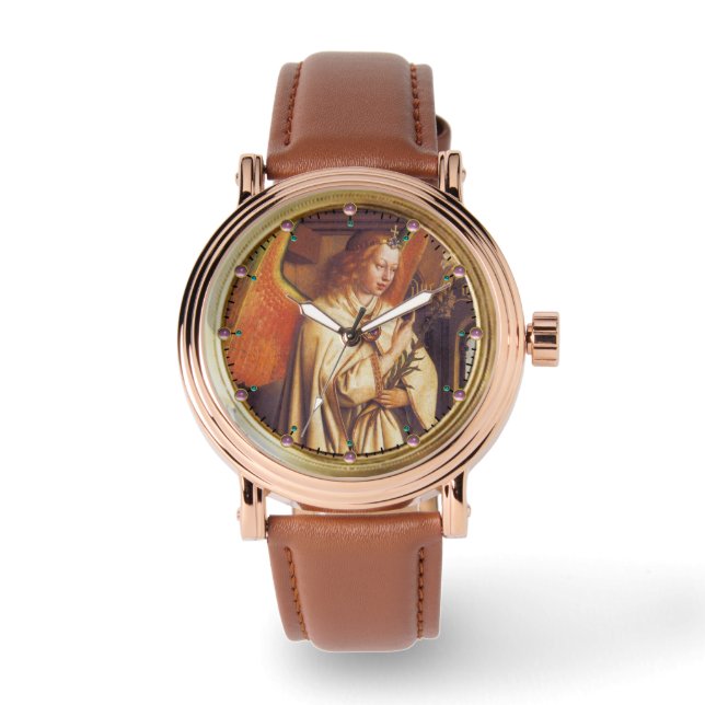 MONTRE ANGÉL D'ANNONCIATION, GÈMES D'AMÉTHYST ROSE (Recto)