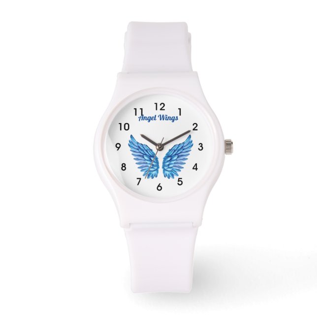 Montre Angel Wings Blue Watch (Recto)