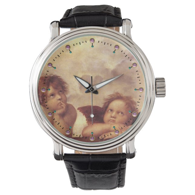 Montre ANGELS DE RENAISSANCE /Cherubs ailés (devant)