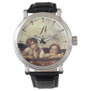 Montre ANGELS DE RENAISSANCE /Cherubs ailés Monogramme