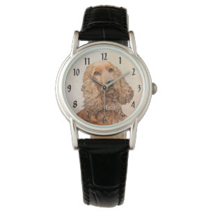 Montre Anglais Cocker Peinture Espagnole - Art Chien orig