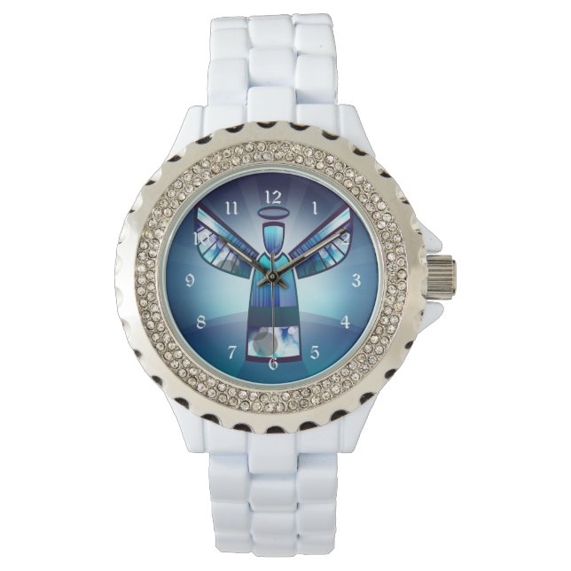 Montre Angle bleu (devant)