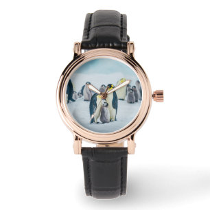 Montre Animaux de bébés cutest   Alimentation de pingouin