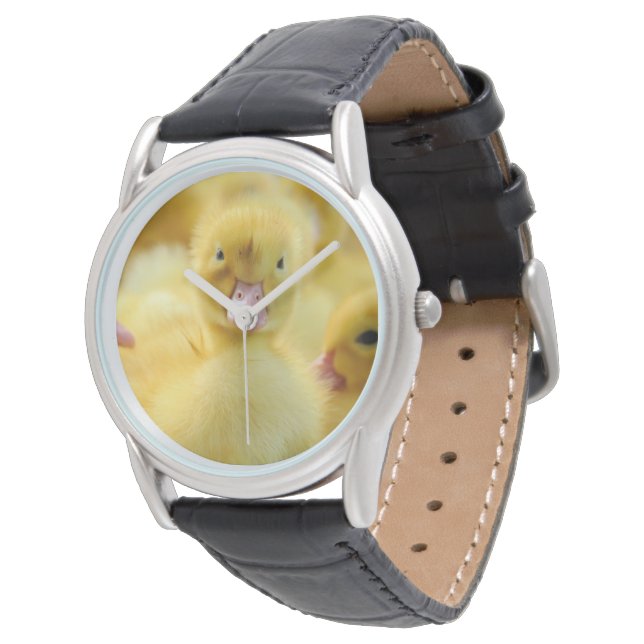 Montre Animaux de bébés cutest | Baby Duck Group (Incliné)