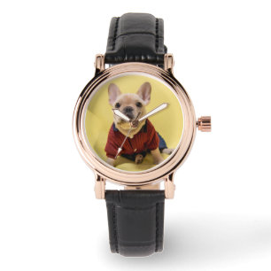 Montre Animaux de bébés cutest French Bulldog habillé