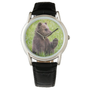 Montre Animaux de bébés cutest   Vague d'ours Brown