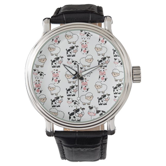 Montre animaux mignons (devant)