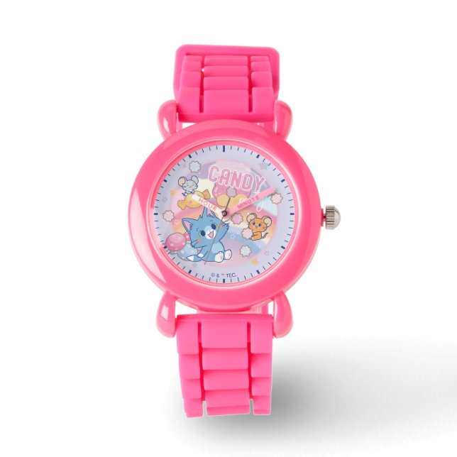 Montre Anime Tom et Jerry Candy Party (Recto)