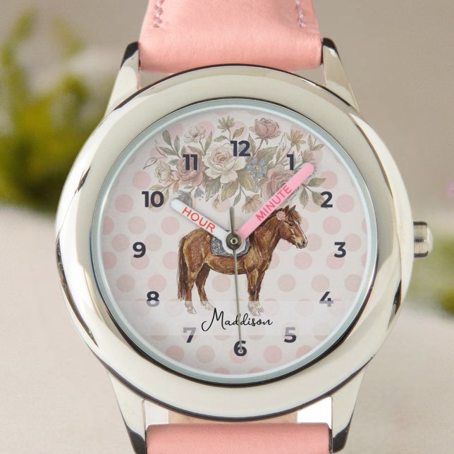 Montre Anniversaire de Poney ( This charming theme combines the elegance of French country décor with whimsical pony illustrations)