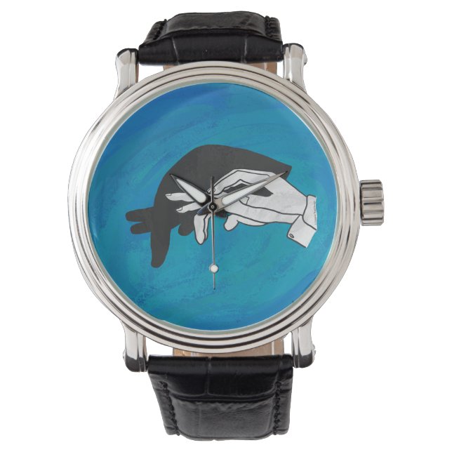Montre Anteille Ombre Sur Bleu (devant)