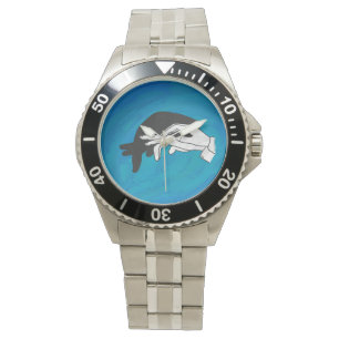 Montre Anteille Ombre Sur Bleu